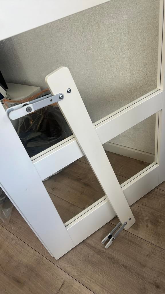 Zijsteun bed, Kinderen en Baby's, Kinderkamer | Bedden, Ophalen of Verzenden, Zo goed als nieuw, 180 cm of meer, 85 tot 100 cm