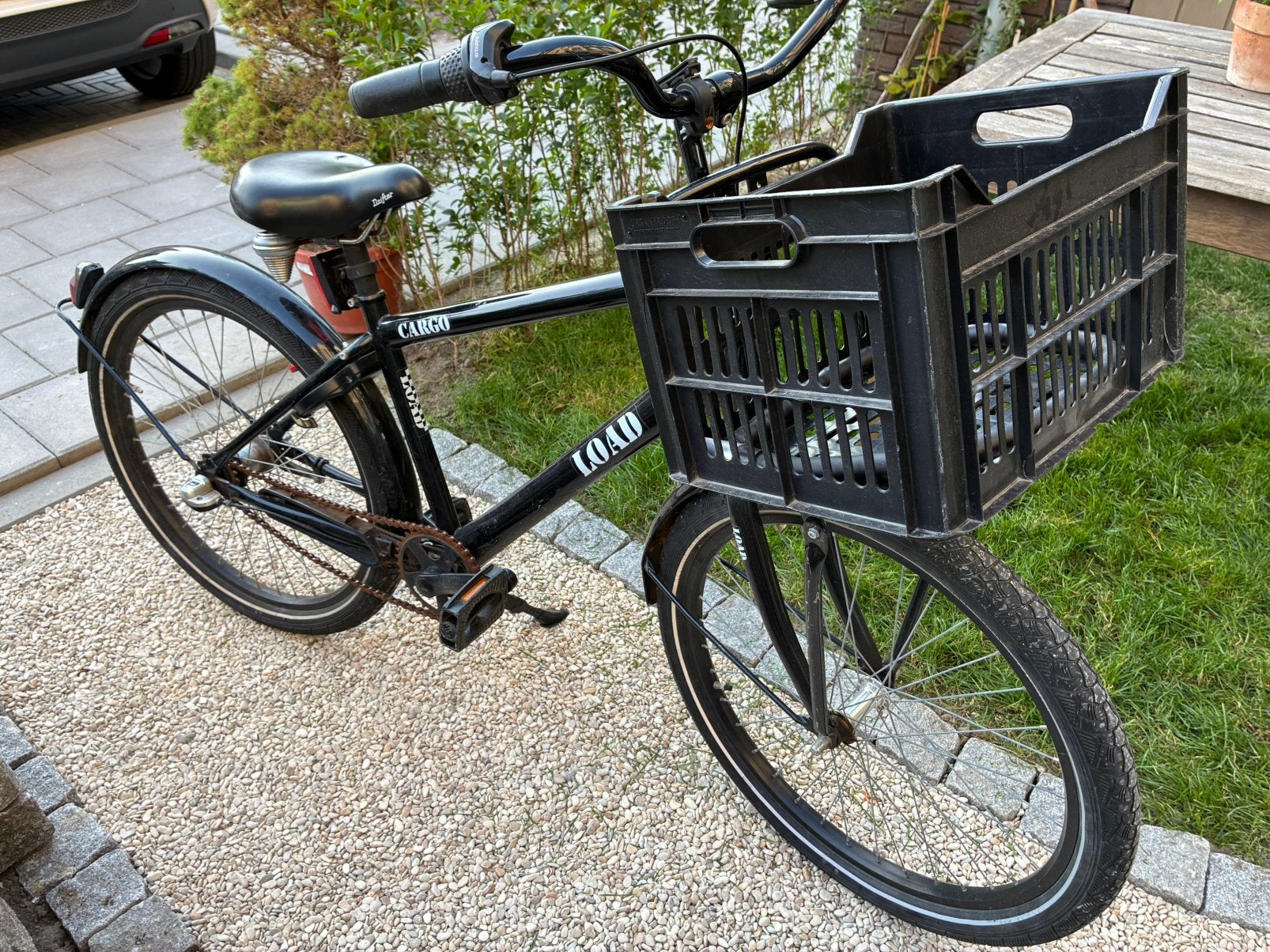 Kind fiets 24” cargo load, Ophalen, Terugtraprem, Versnellingen, Gebruikt