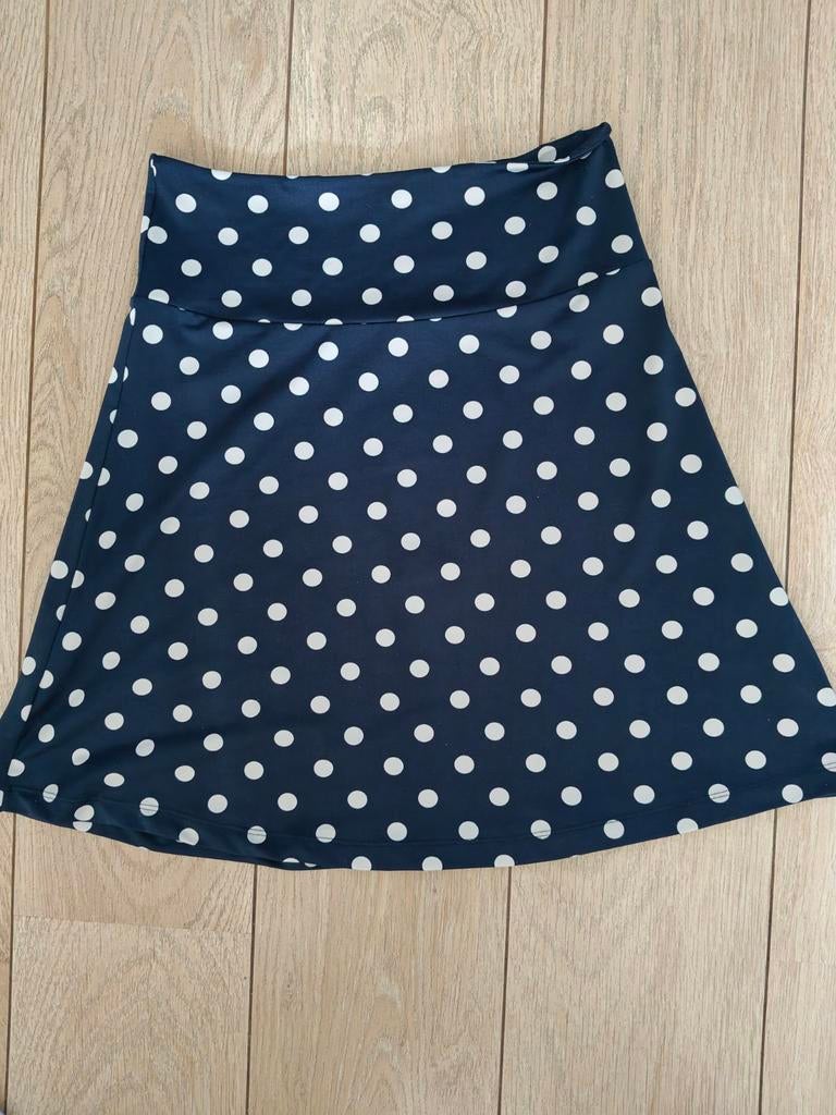 Polkadot rok King Louie mt S, NIEUW, Blauw, Nieuw, Ophalen of Verzenden, Knielengte
