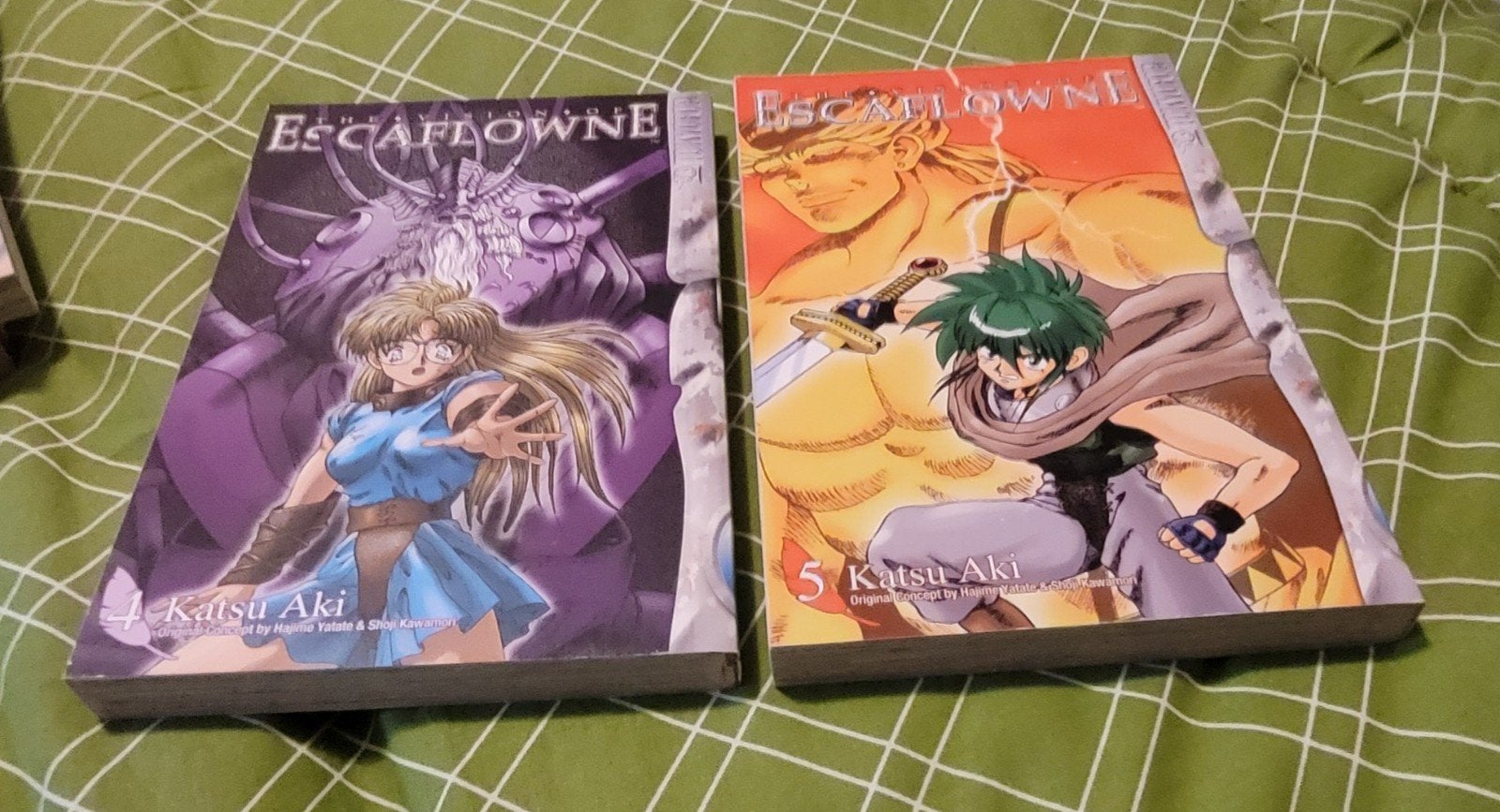 Manga's Escaflowne vol. 4 en 5, Meerdere comics, Ophalen of Verzenden, Gelezen, Japan (Manga)