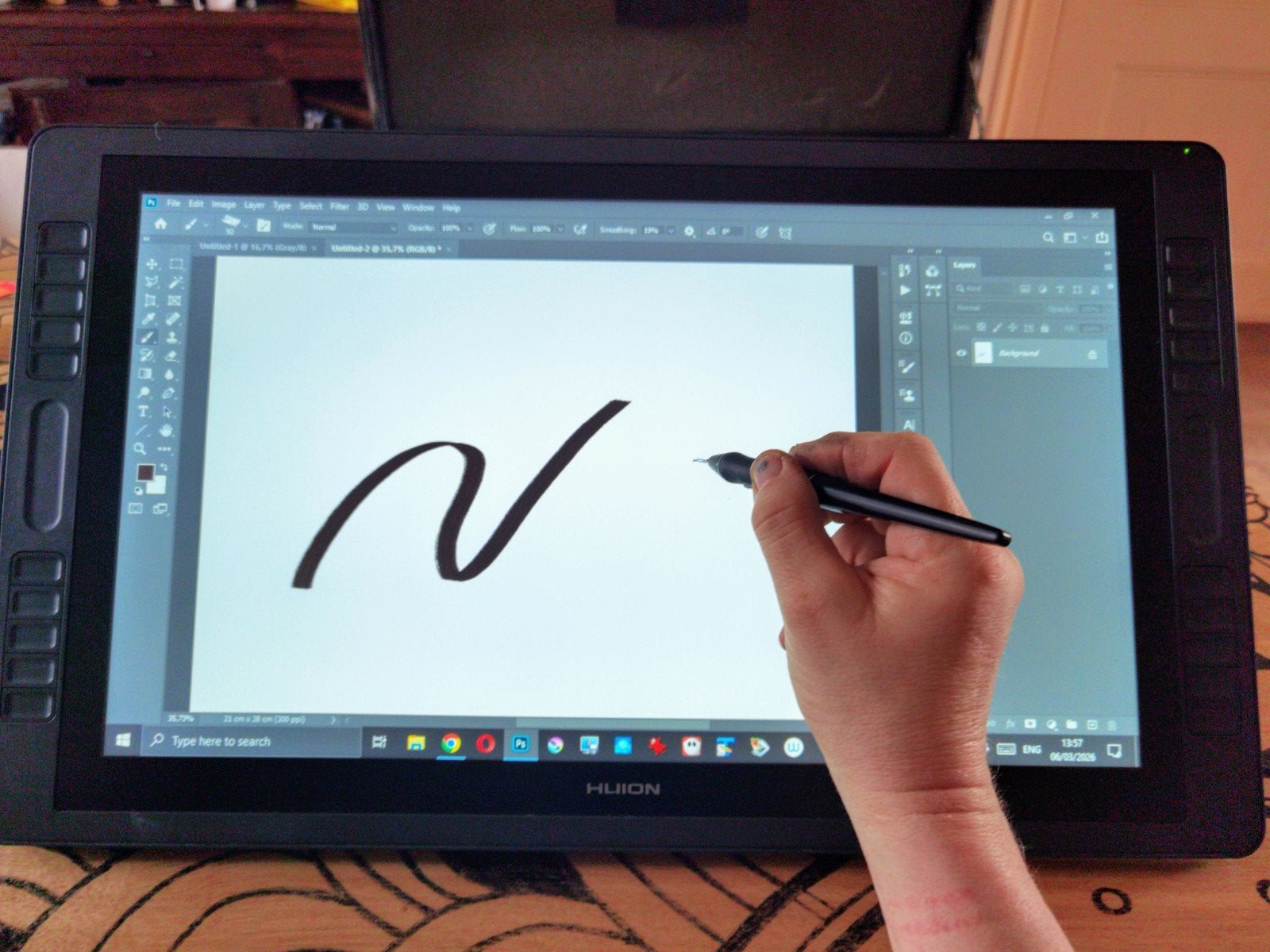 Huion Kamvas Pro 22 (GT-221 Pro), Computers en Software, Tekentablets, Ophalen of Verzenden, Zo goed als nieuw