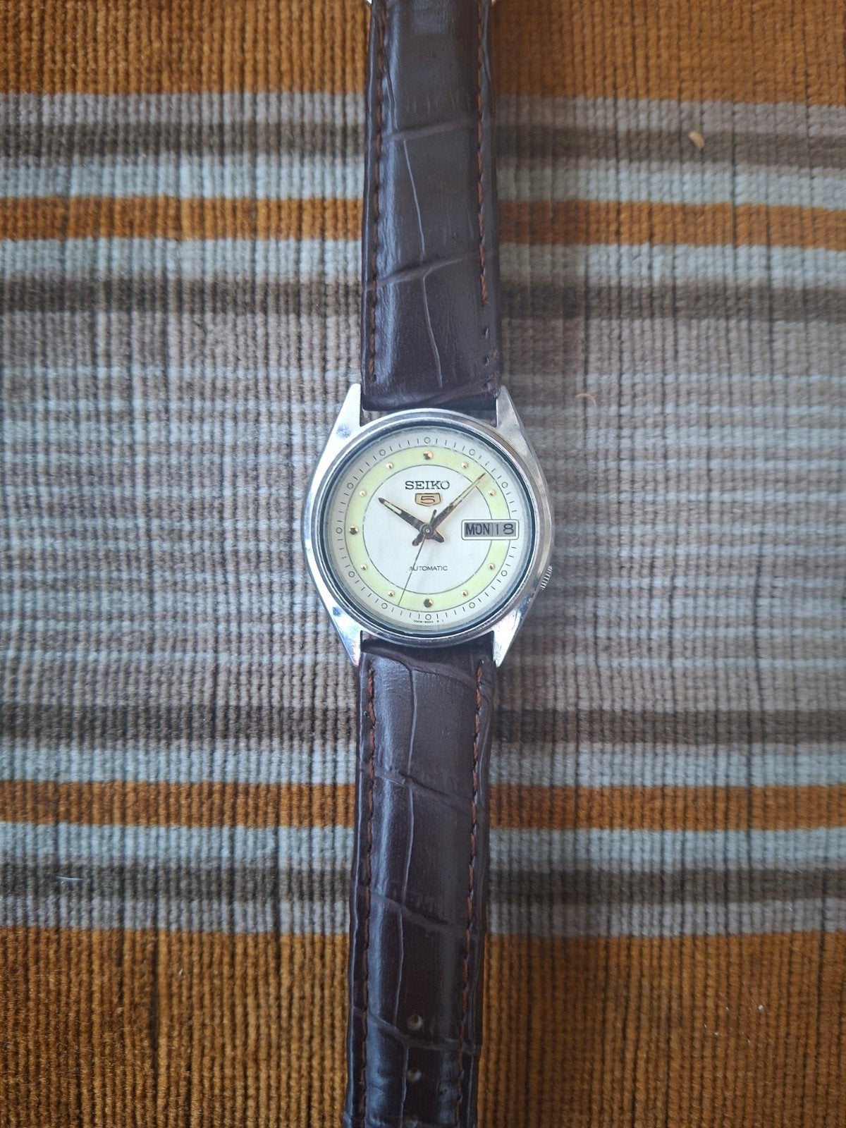 Seiko 5 Automaat 7009 - 6000 A1, Seiko, Staal, Polshorloge, Ophalen of Verzenden