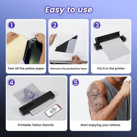 Tattoo Stencil Printer – Tattooprinter – Sjabloonprinter, Corvance B.V., Verzenden, Nieuw, Corvancebol@gmail.com