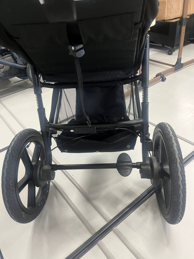 Deryan Bolt Hardloop Kinderwagen Zwart, Ophalen of Verzenden, Zo goed als nieuw, Zonnekap
