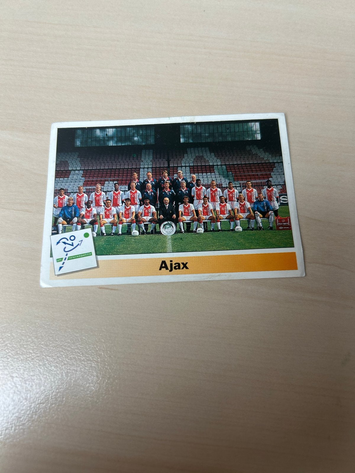Panini Voetbal 95 Ajax Team Plaatje #339, Ophalen of Verzenden, Zo goed als nieuw, Ajax, Poster, Plaatje of Sticker