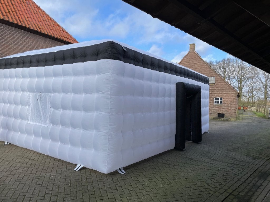 Opblaasbare discotent wit met led-verlichting te huur, Ophalen, Gebruikt, Overige