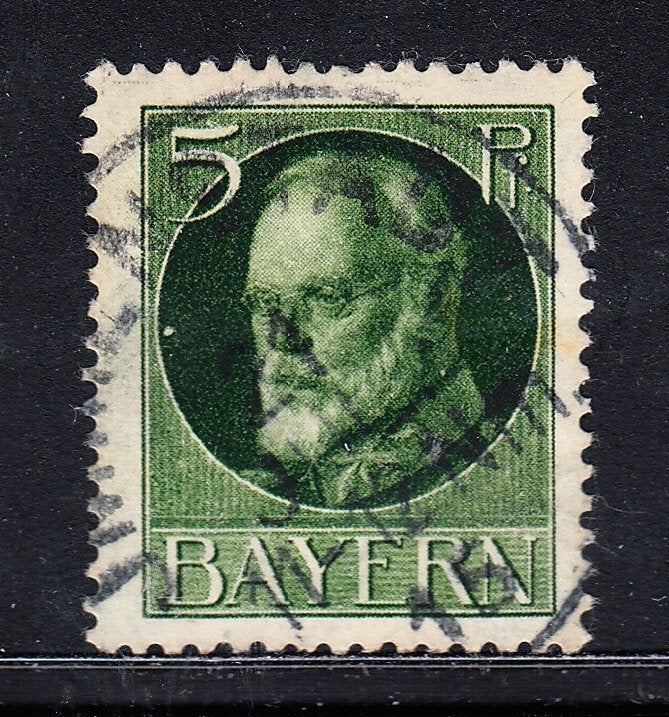 183 - Bayern michel 95IA gestempeld , koning Ludwig III, Postzegels en Munten, Verzenden, Overige periodes, Gestempeld