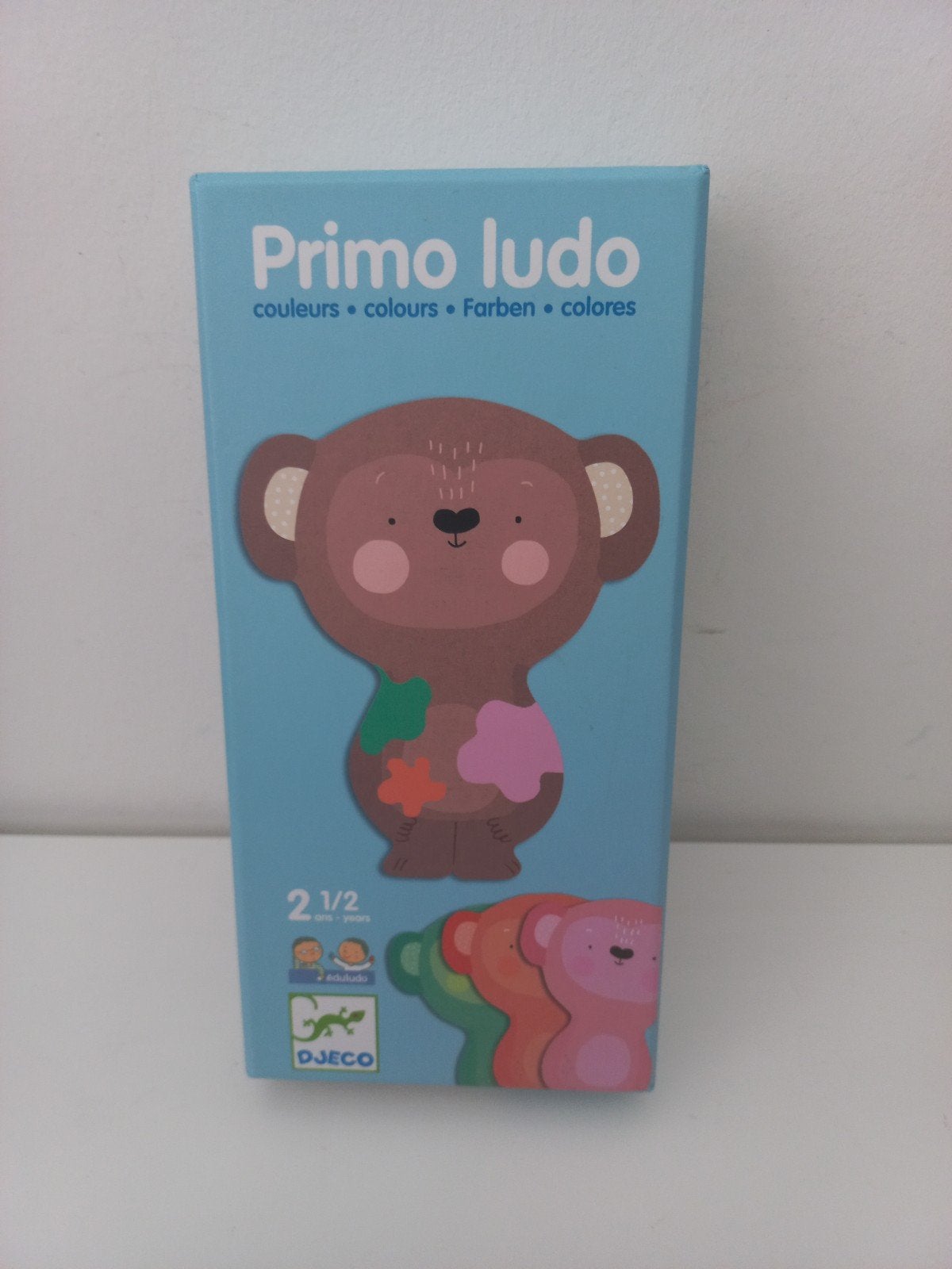 Djeco Primo Ludo - kleurenspel - vanaf 2,5 jaar, Kinderen en Baby's, Ophalen of Verzenden, Zo goed als nieuw, Ontdekken