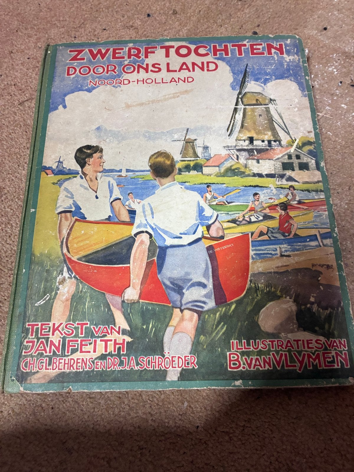 Zwerftochten door ons land - Noord-Holland (1929), Ophalen of Verzenden, 20e eeuw of later, Gelezen