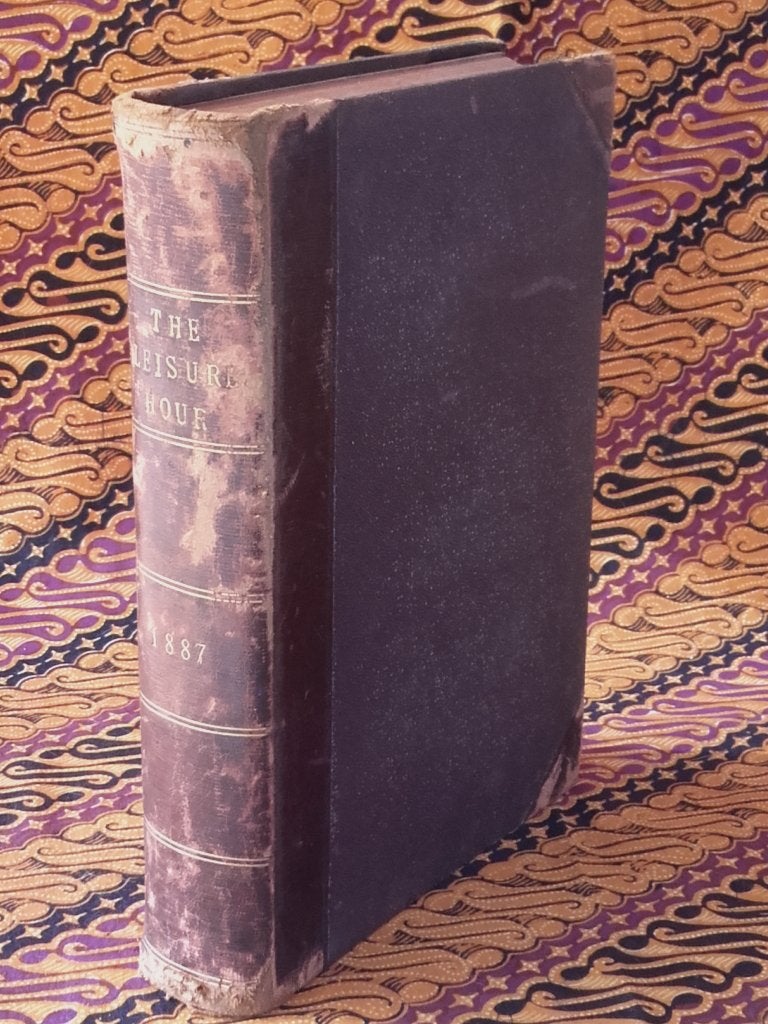 The Leisure Hour mooi antiek boek uit Engeland uit 1887., Ophalen of Verzenden