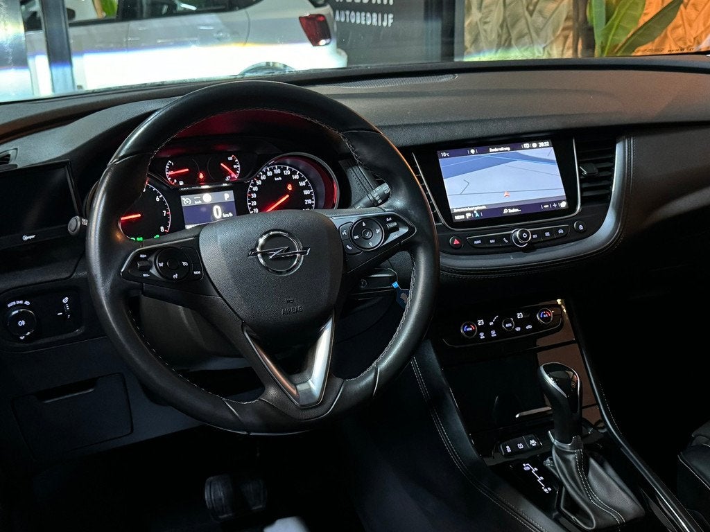 Opel Grandland X 1.6 Turbo Innovation | Camera | Cruise | Na, Auto's, Parkeersensor, Gebruikt, 4 cilinders, Leder en Stof