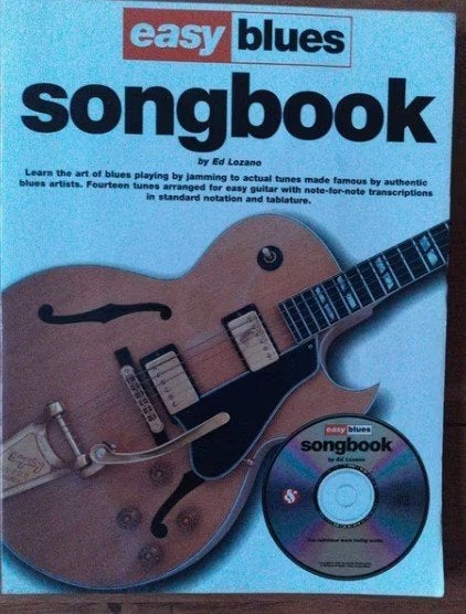 Easy Blues Songbook-learn the art of blues + cd-TAB+chord, Gitaar, Ophalen of Verzenden, Zo goed als nieuw, Blues