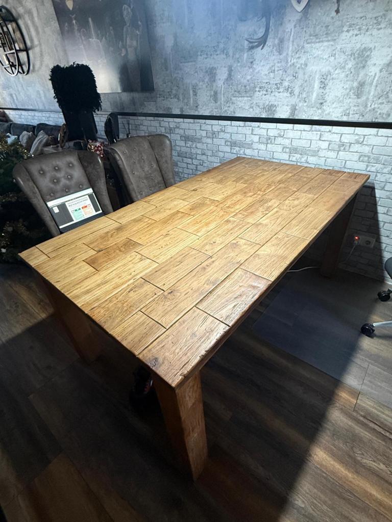 Mooie nette zware eettafel 180x100x79 cm, Huis en Inrichting, Tafels | Eettafels, Zo goed als nieuw, 150 tot 200 cm, Vier personen
