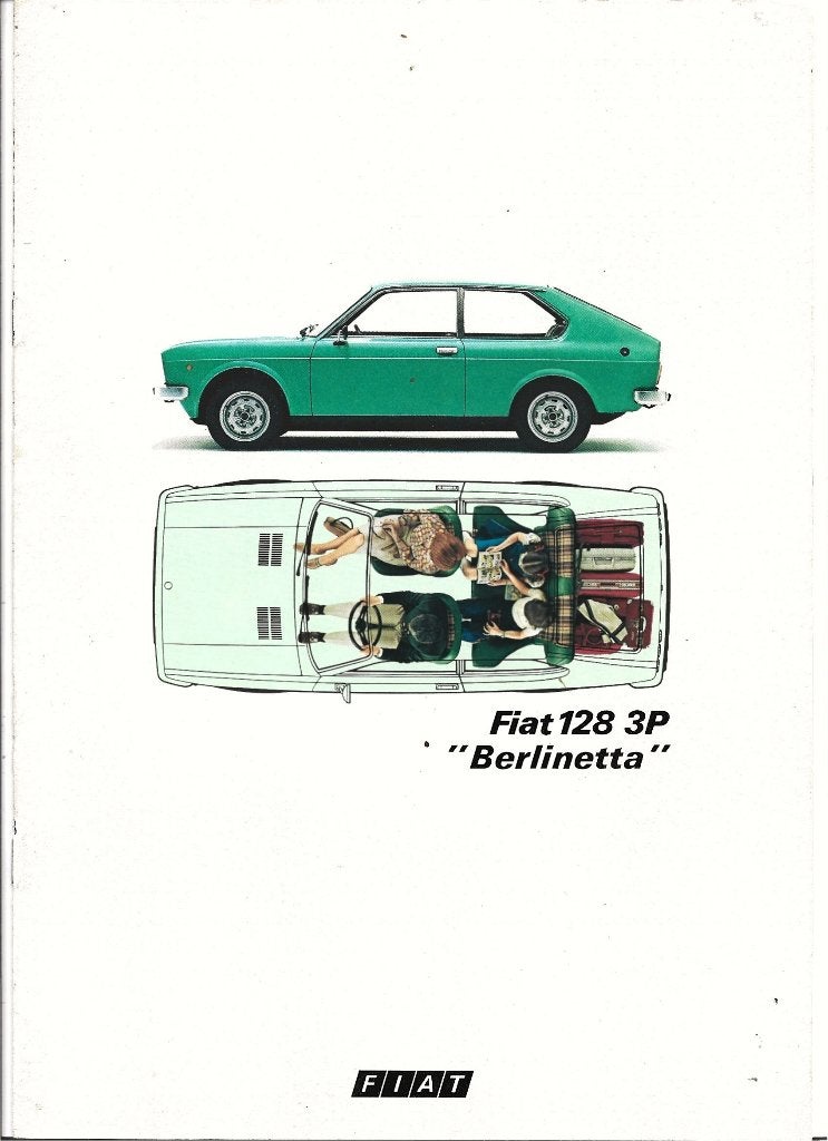 Fiat 128 3P Berlineta brochure (fi18) auto, Verzenden, Zo goed als nieuw, Overige merken