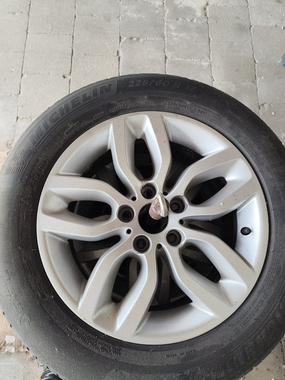Zomerbanden set Michelin 225/60R17 voor BMW X3 X4, Auto-onderdelen, Banden en Velgen, Ophalen, Gebruikt, 17 inch, Band(en)
