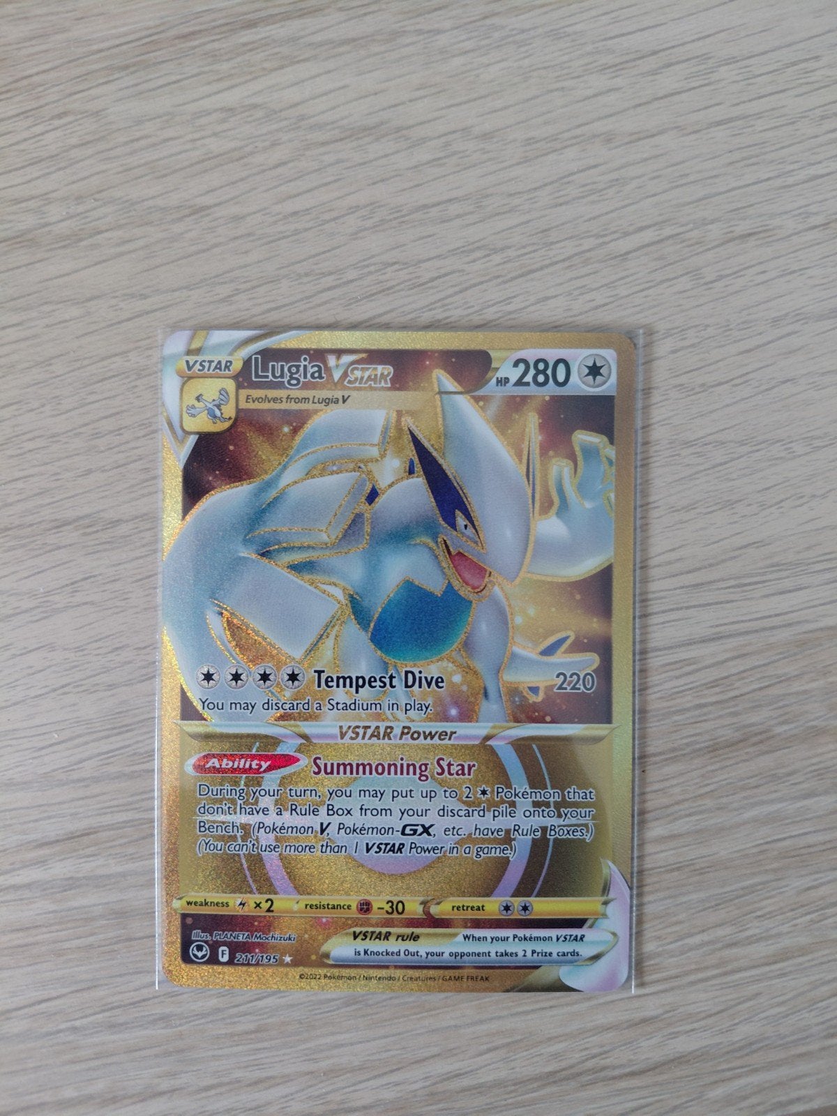 Lugia vstar, Verzenden, Nieuw, Losse kaart, Foil