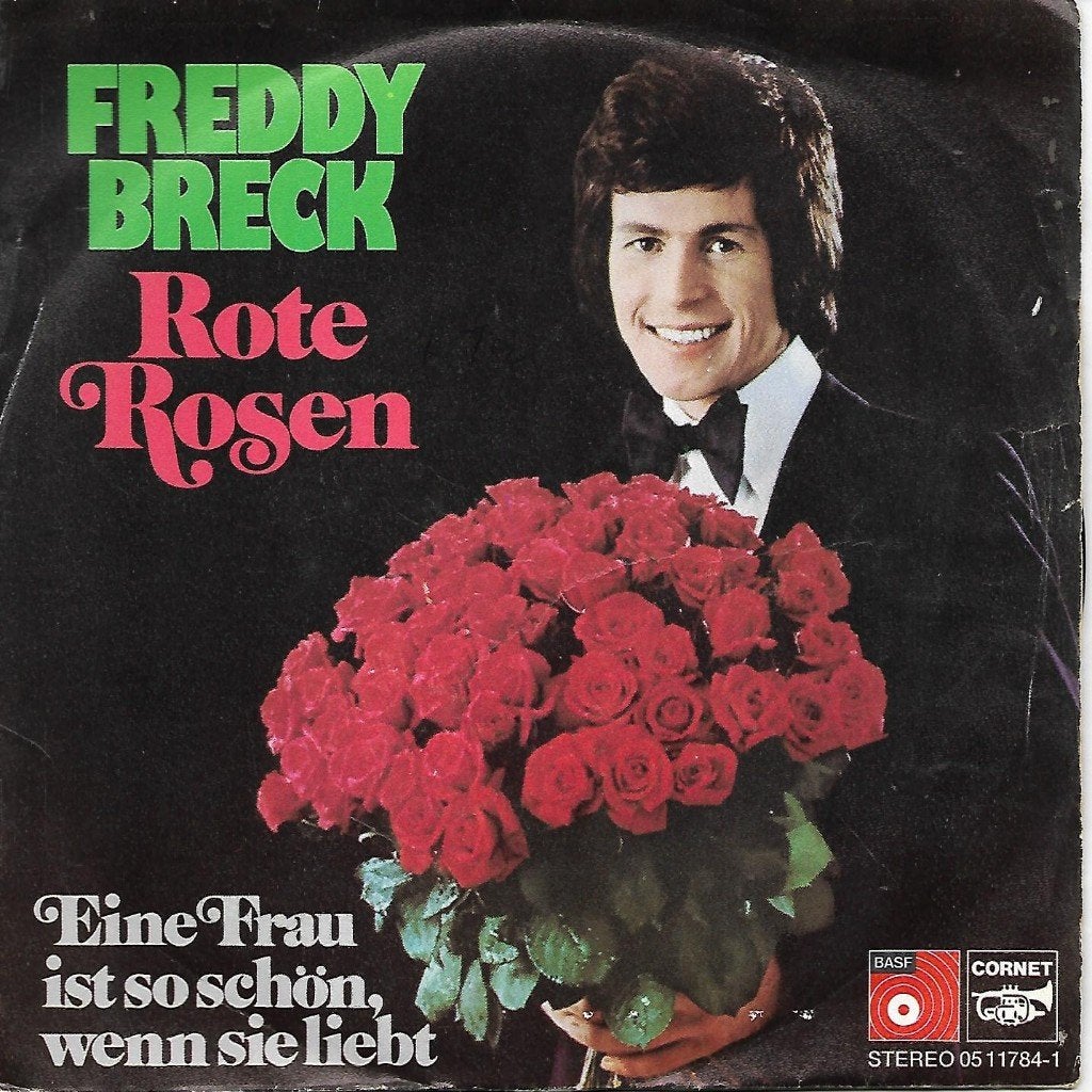 Freddy Breck- Rote rosen, Ophalen of Verzenden, Gebruikt, 7 inch, Overige genres