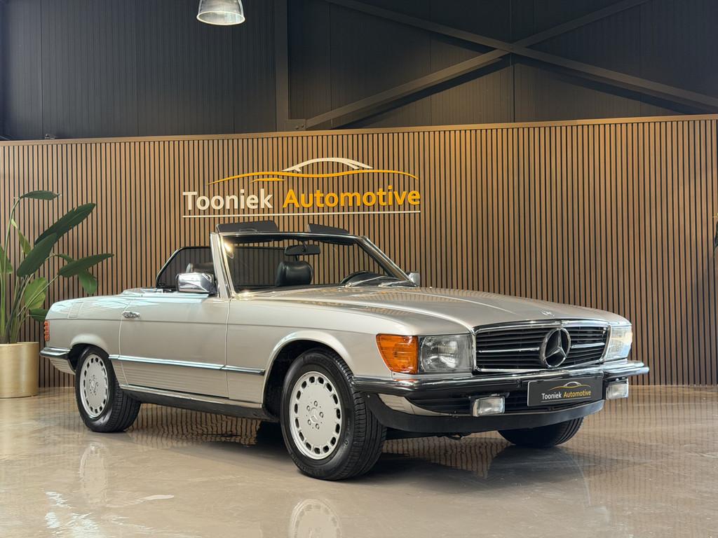 Mercedes-Benz SL-Klasse 280 SL | Cabrio | Automaat | Zeer Go, Auto's, Oldtimers, Automaat, Achterwielaandrijving, Zwart, 156 pk
