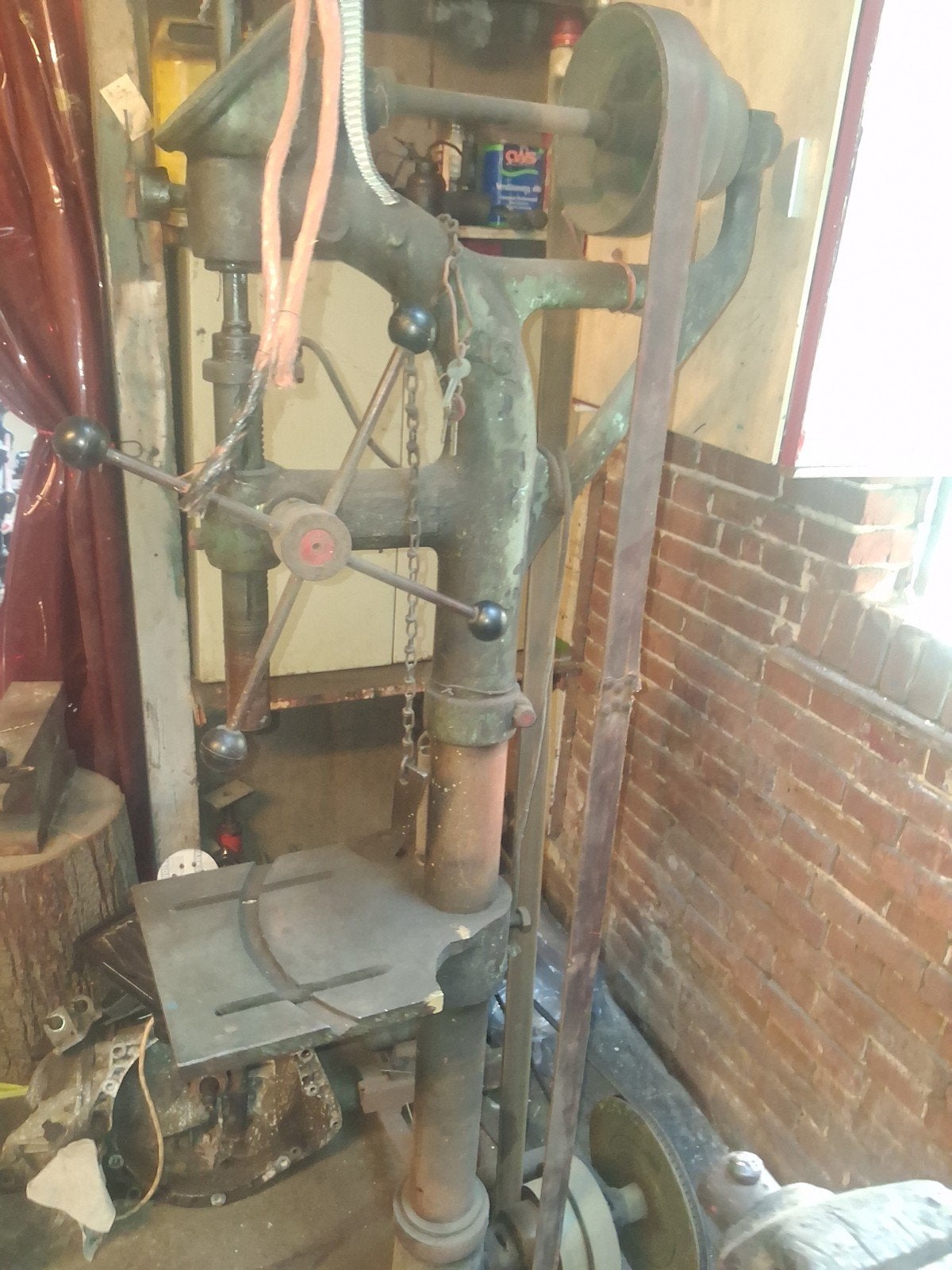 Oude, degelijke en zware kolomboormachine, Ophalen, Gebruikt, 600 watt of meer, Kolomboormachine