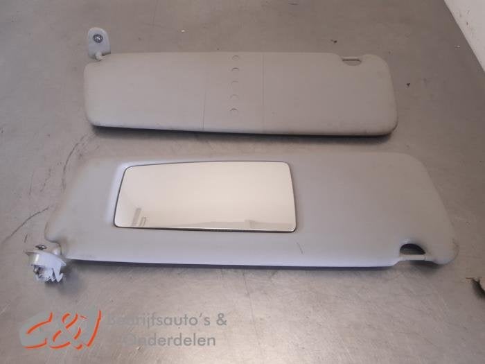 Zonneklep set van een Renault Trafic