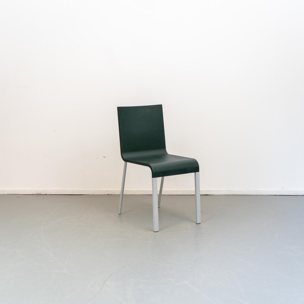 1x Vitra Maarten v Severen .03 Donkergroen - Niet Stapelbaar, Niet ingevuld, Overige kleuren, Overige materialen, Niet ingevuld