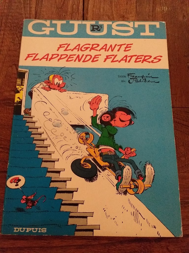 Guust Flater stripboek: R3 Flagrante Flappende 1973 ( Jola ), Boeken, Eén stripboek, Ophalen of Verzenden, Zo goed als nieuw, Franquin