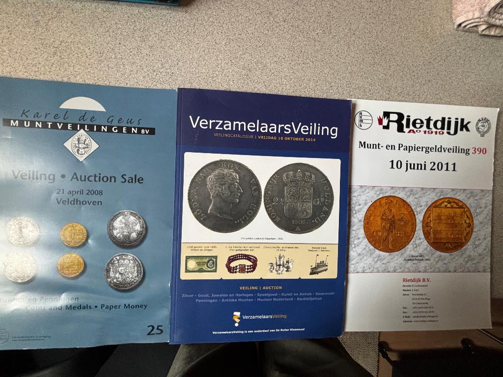 3 veilings catalogi zie omschrijving, Ophalen of Verzenden, Boek of Naslagwerk