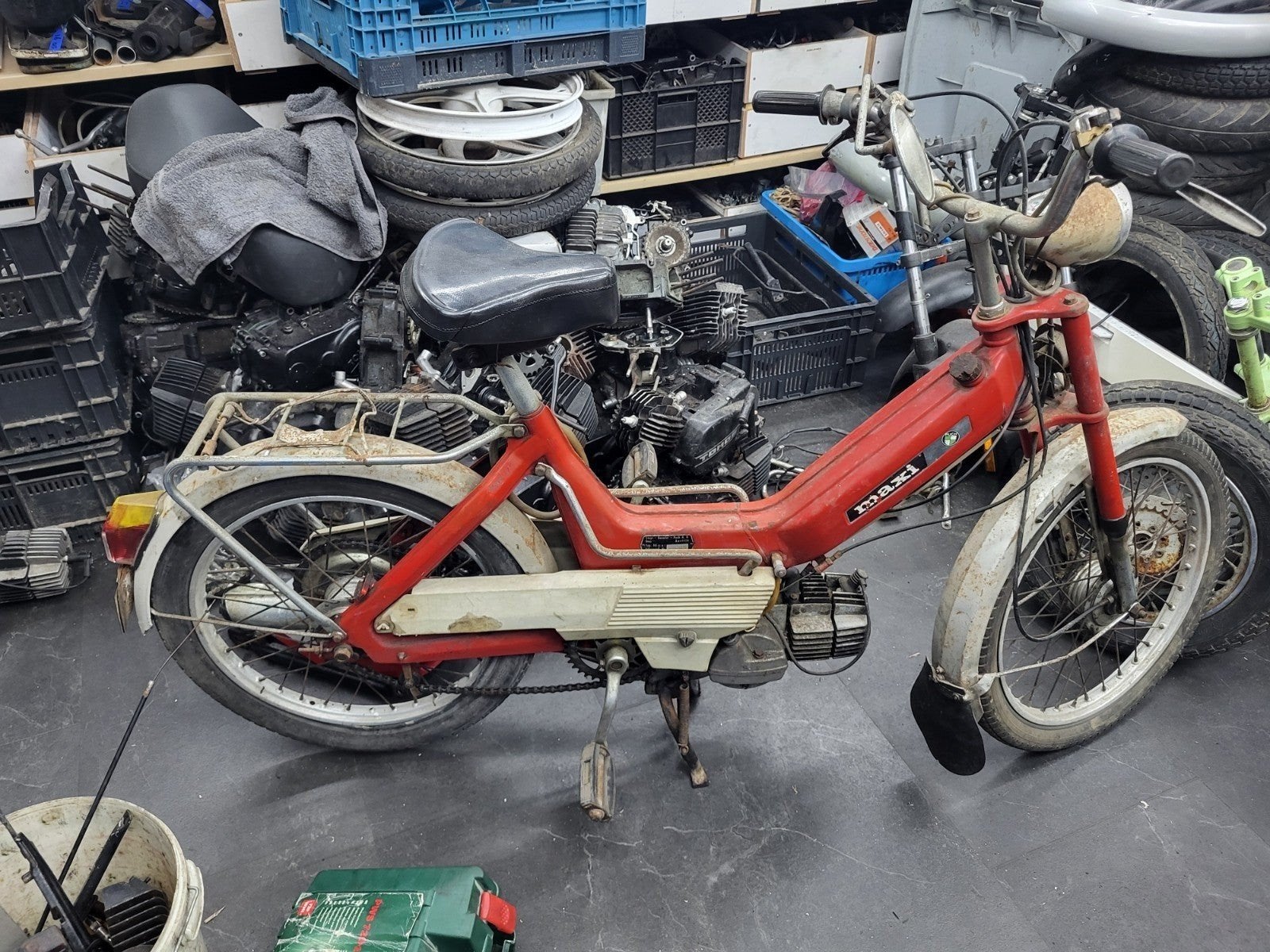 Puch Maxi N matching numbers, Fietsen en Brommers, Ophalen, Gebruikt, Maxi