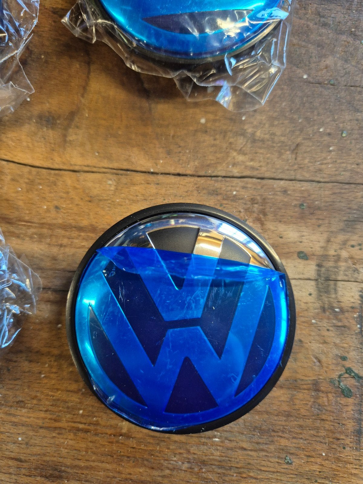4x VW Naafkappen - 65mm, Auto diversen, Wieldoppen, Ophalen of Verzenden, Nieuw