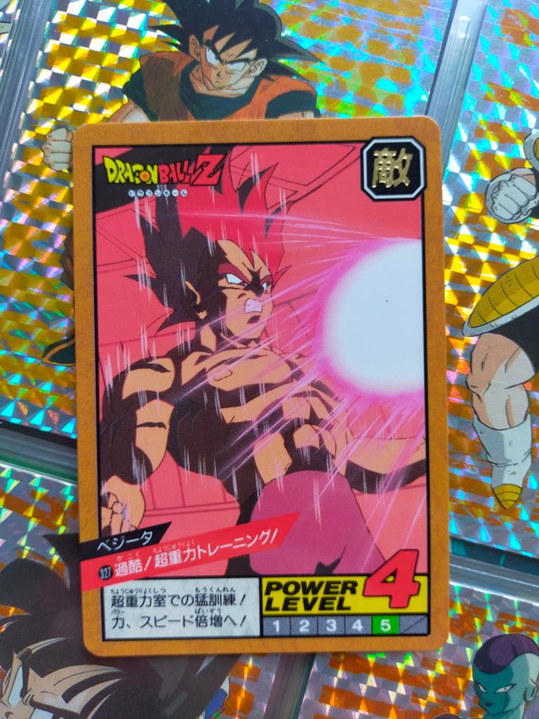 Dragon Ball Carddass Super Battle Vegeta Training Kaart, Ophalen of Verzenden, Zo goed als nieuw