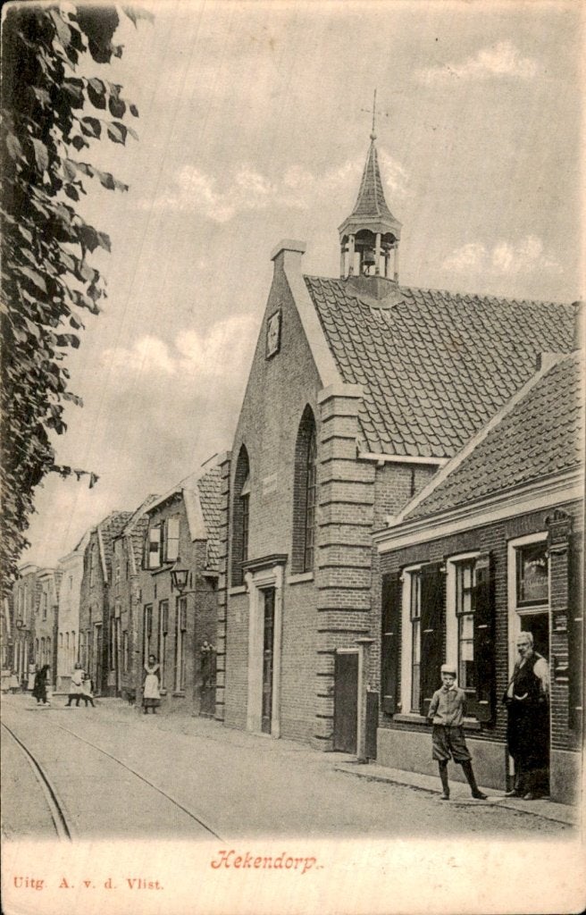 Hekendorp - Kerk - Straatgezicht, Ophalen of Verzenden, Voor 1920, Gelopen, Utrecht