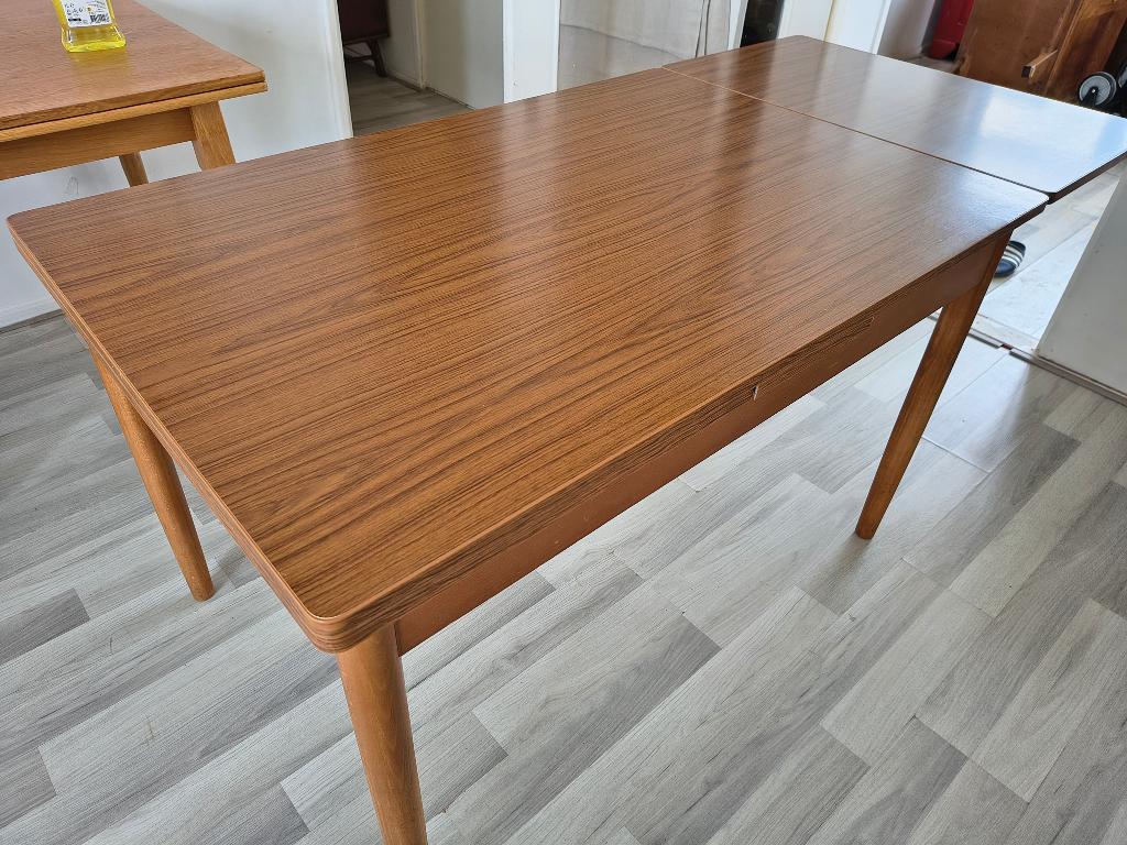 Eettafel uitschuifbaar 120-220cm | Mid-century jaren 1960, Huis en Inrichting, Tafels | Eettafels, Onbekend, 200 cm of meer, Zo goed als nieuw