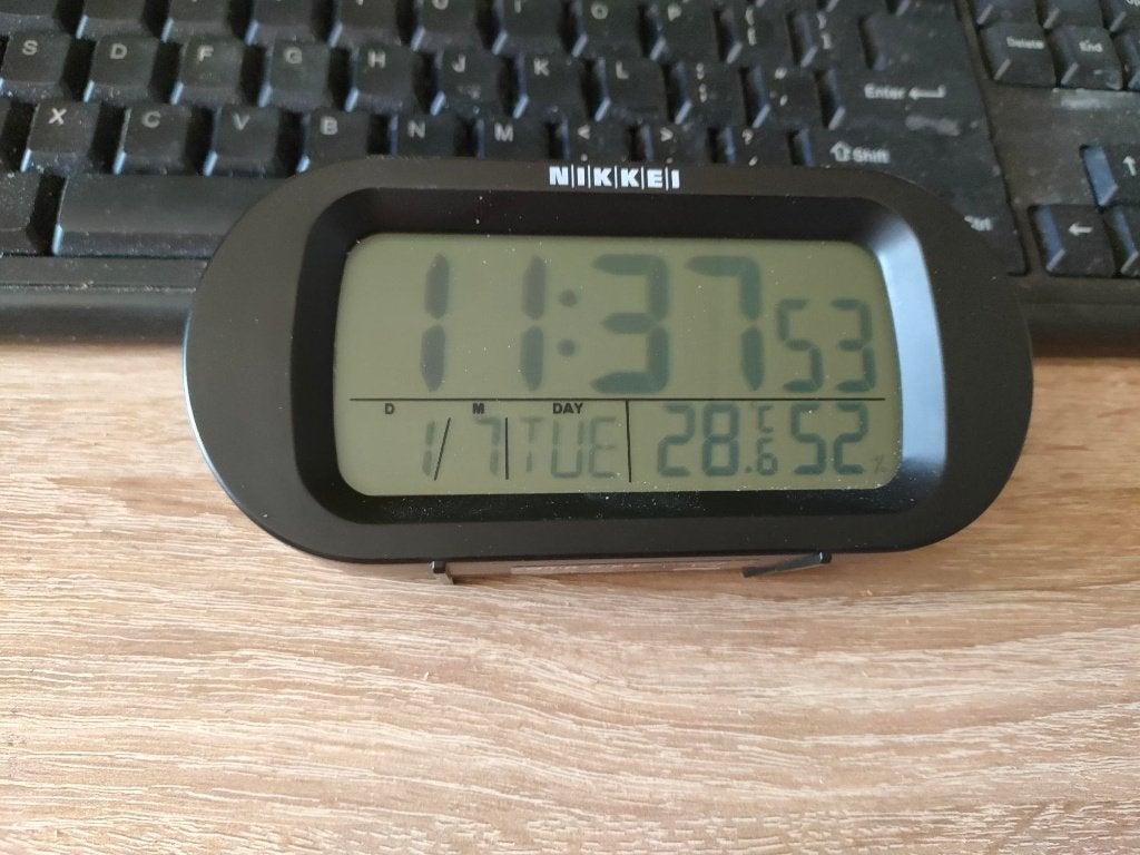 Reis/bureau wekker, Ophalen of Verzenden, Gebruikt, Digitaal