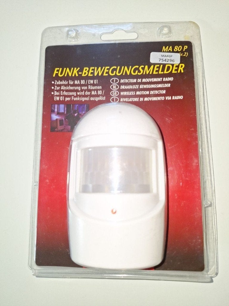 Pentatech MA80P v.2 draadloze bewegingsmelder – NIEUW, Beweging, Detector, Sensor of Melder, Nieuw, Ophalen of Verzenden