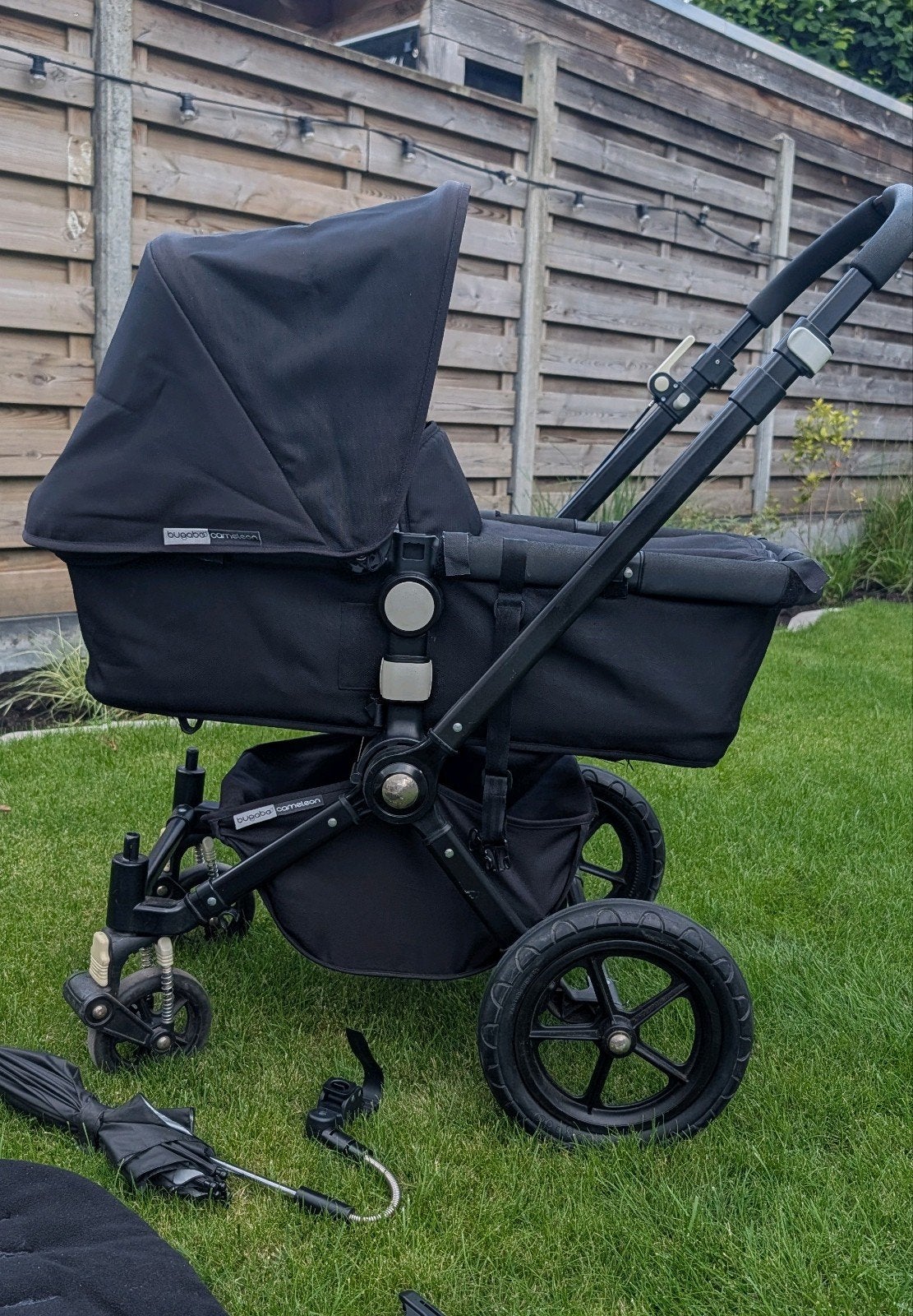 Complete Bugaboo kinderwagen en buggy met accessoires, Ophalen, Gebruikt, Bugaboo