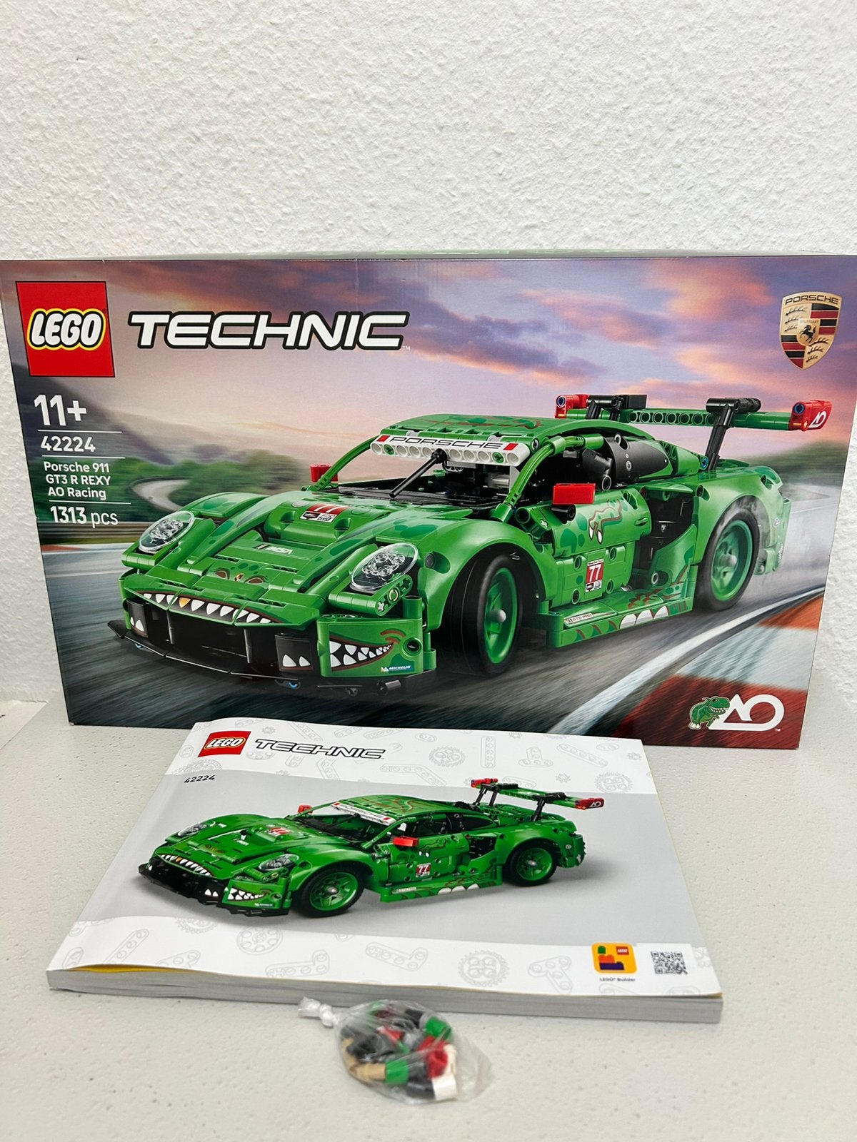 Lego technic Porsche 911 GT3, Lego, Ophalen of Verzenden, Zo goed als nieuw, Complete set