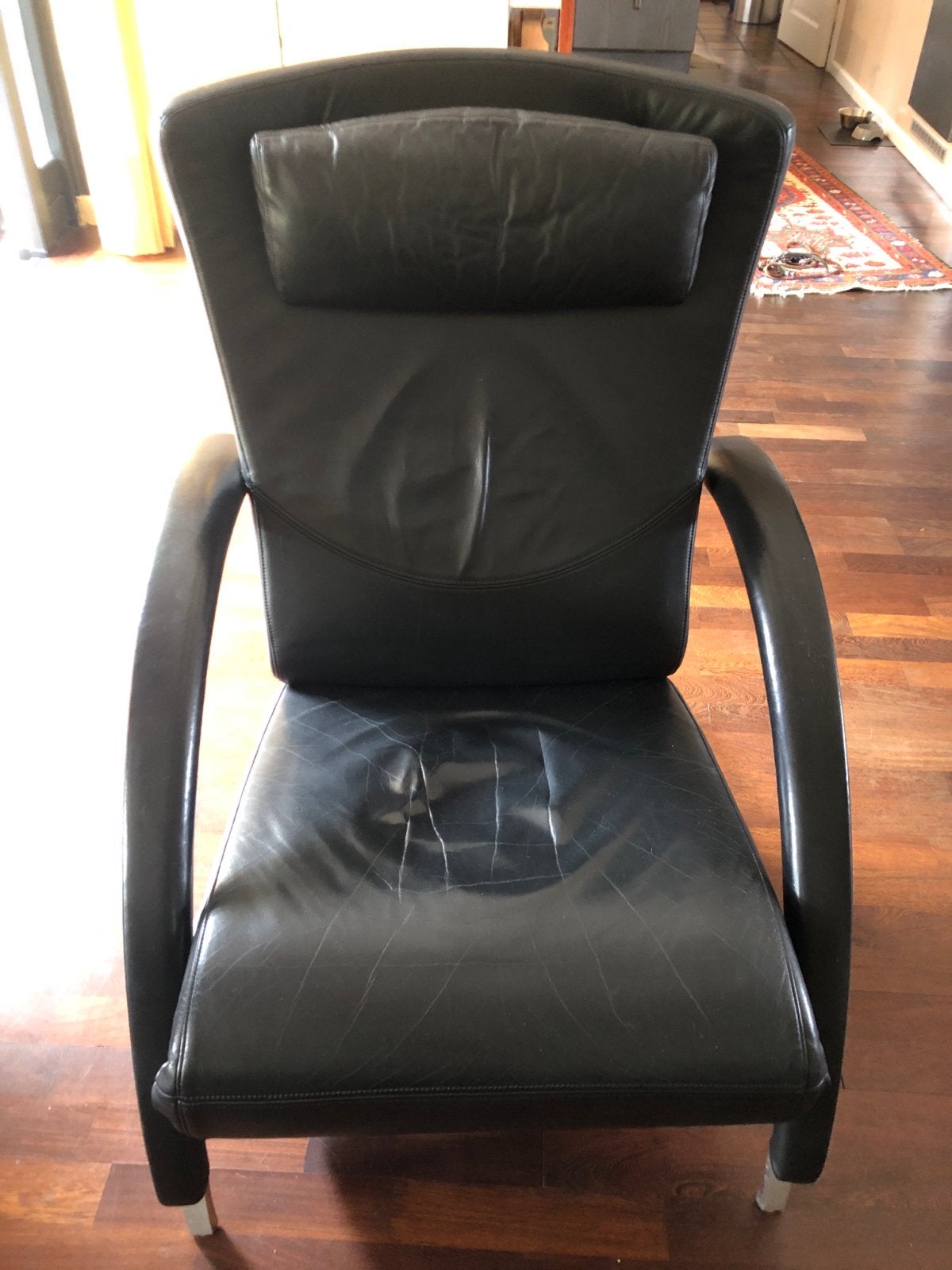 Rolf Benz Relaxfauteuil 3100, Ophalen, Gebruikt, 100 tot 125 cm, Leer