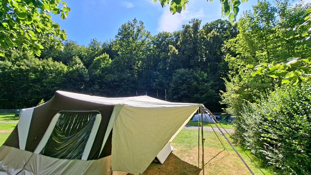 Trigano Odysee Vouwwagen 2012, Caravans en Kamperen, Vouwwagens, Ophalen, Trigano, Beige, Aanwezig