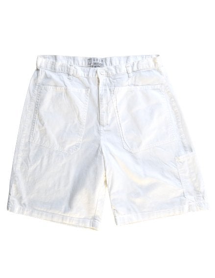 Yaya bermuda, broek,, katoenen short, wit, Mt. 38 / M, Maat 38/40 (M), Verzenden, Wit, Zo goed als nieuw