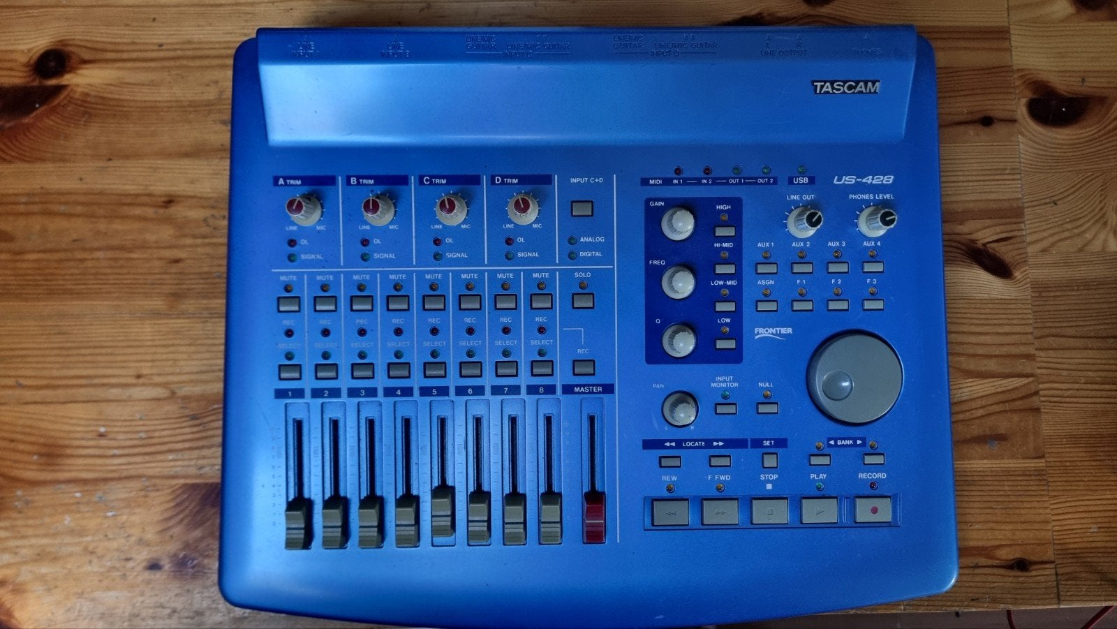 Tascam US-428, Ophalen of Verzenden, Gebruikt