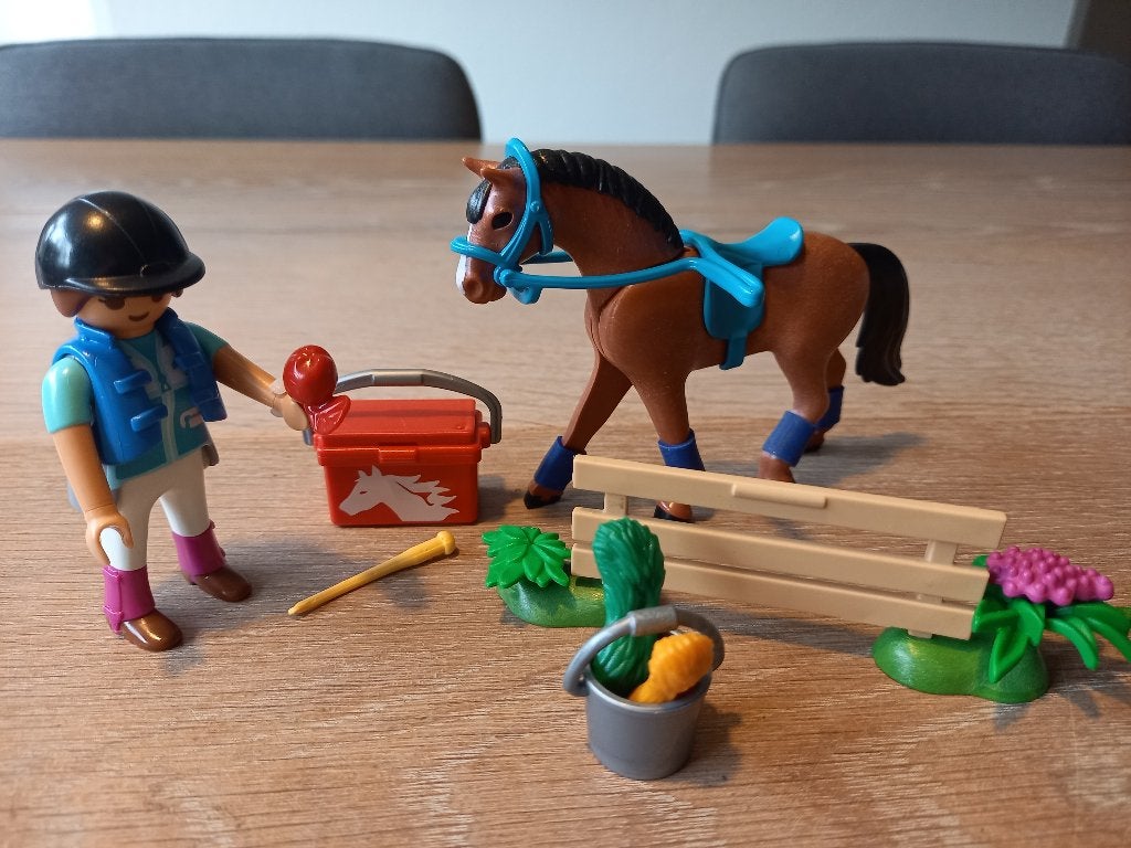 Playmobil Paarden set - 70294 COMPLEET, Ophalen of Verzenden, Zo goed als nieuw, Complete set