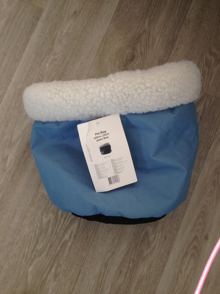 Petbag  jeans blauw nieuw, Ophalen of Verzenden, Nieuw, Pluche
