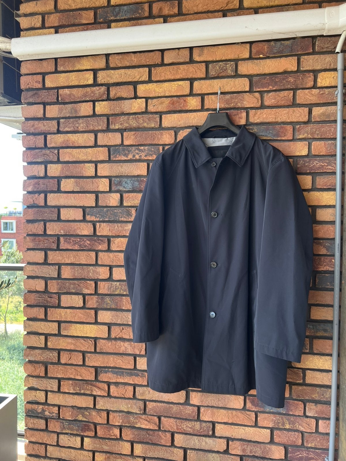 Roy Robson  Prachtige d.blauwe heren trenchcoat  Maat 60, Kleding | Heren, Jassen | Winter, Blauw, Overige maten, Ophalen of Verzenden