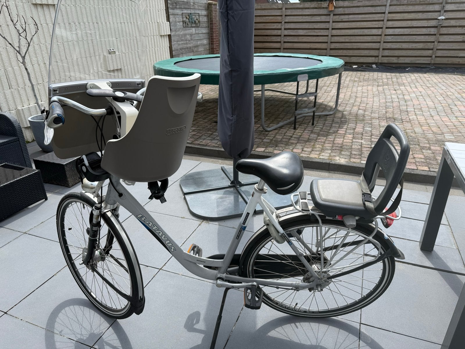 Batavus fiets zonder kinderzitjes, Fietsen en Brommers, Fietsen | Dames | Damesfietsen, Ophalen, Batavus, Trommelrem, 53 tot 56 cm