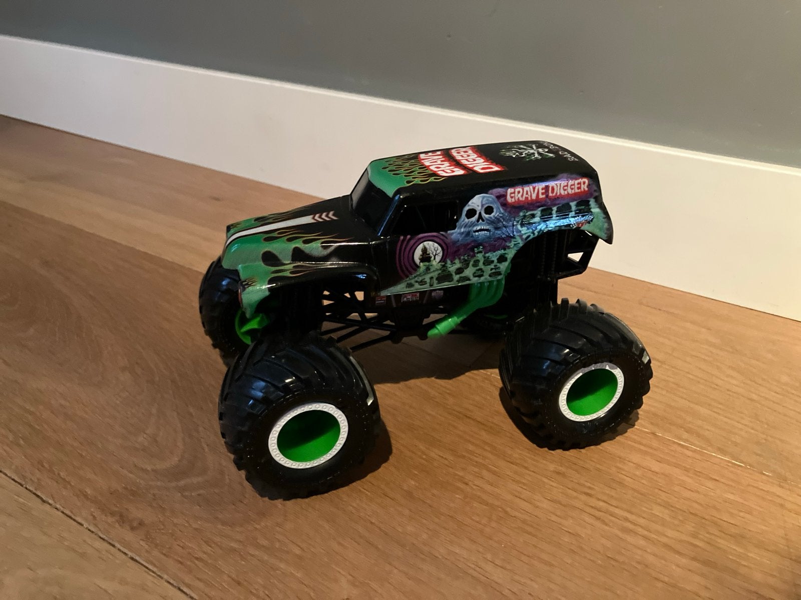 Monster Jam Grave Digger speelgoedtruck, Ophalen of Verzenden, Gebruikt