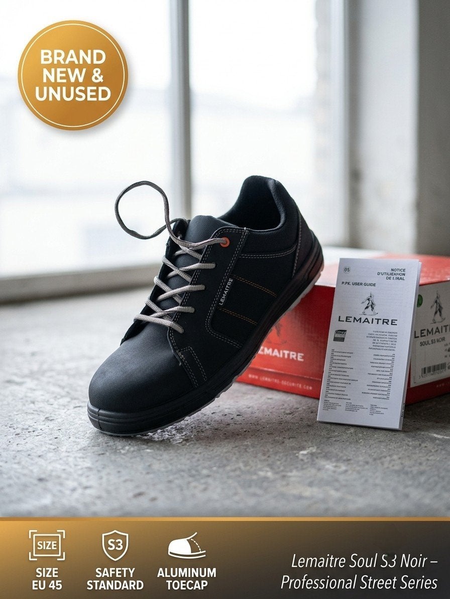 Lemaitre Soul S3 Noir Veiligheidsschoenen - Maat 45, Ophalen, Nieuw