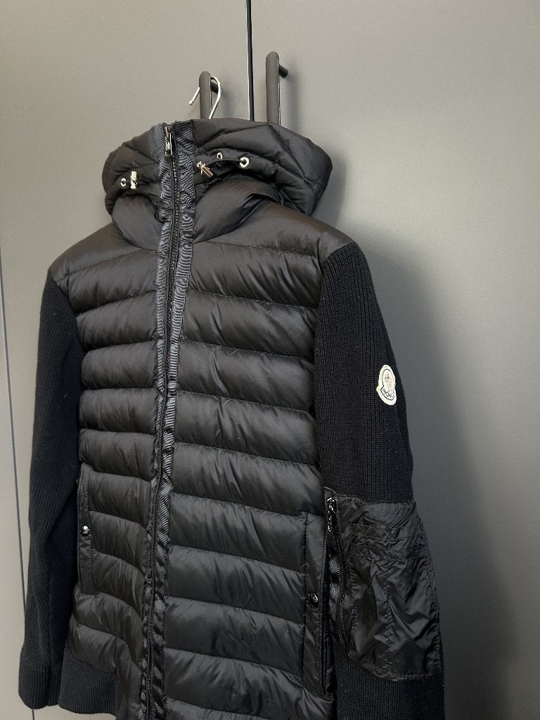 Moncler Cardigan, Kleding | Heren, Jassen | Zomer, Moncler, Zwart, Zo goed als nieuw, Verzenden