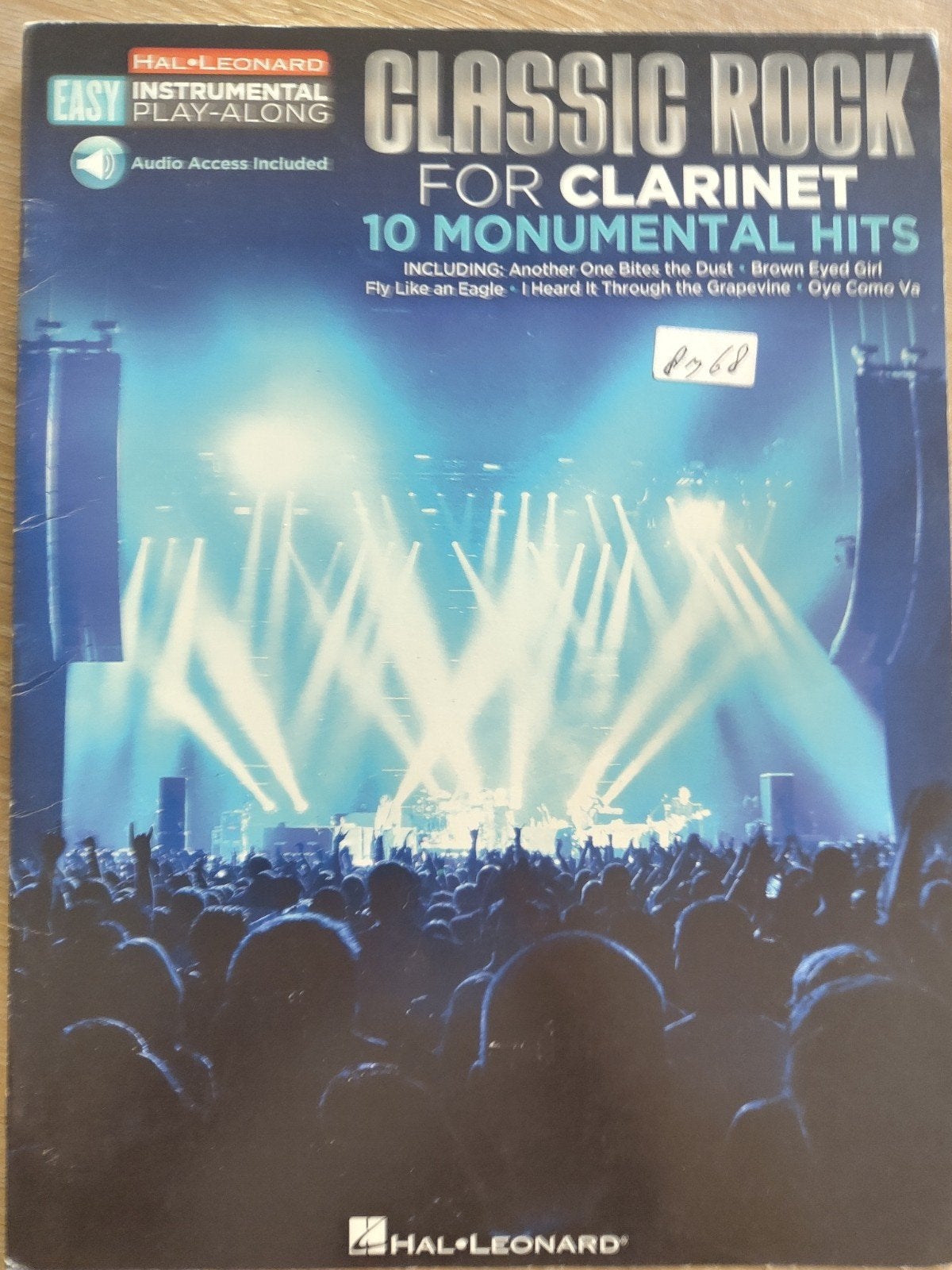 Hal Leonard Classic Rock voor Klarinet + audio toegang, Ophalen of Verzenden, Gebruikt, Overige materialen, Bes-klarinet