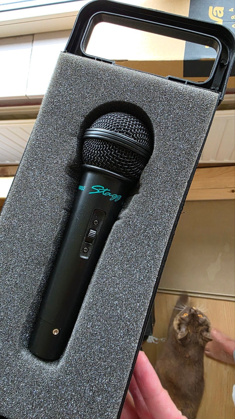 Stagg MD-500 Dynamische Microfoon met XLR Kabel, Ophalen, Zo goed als nieuw, Zangmicrofoon