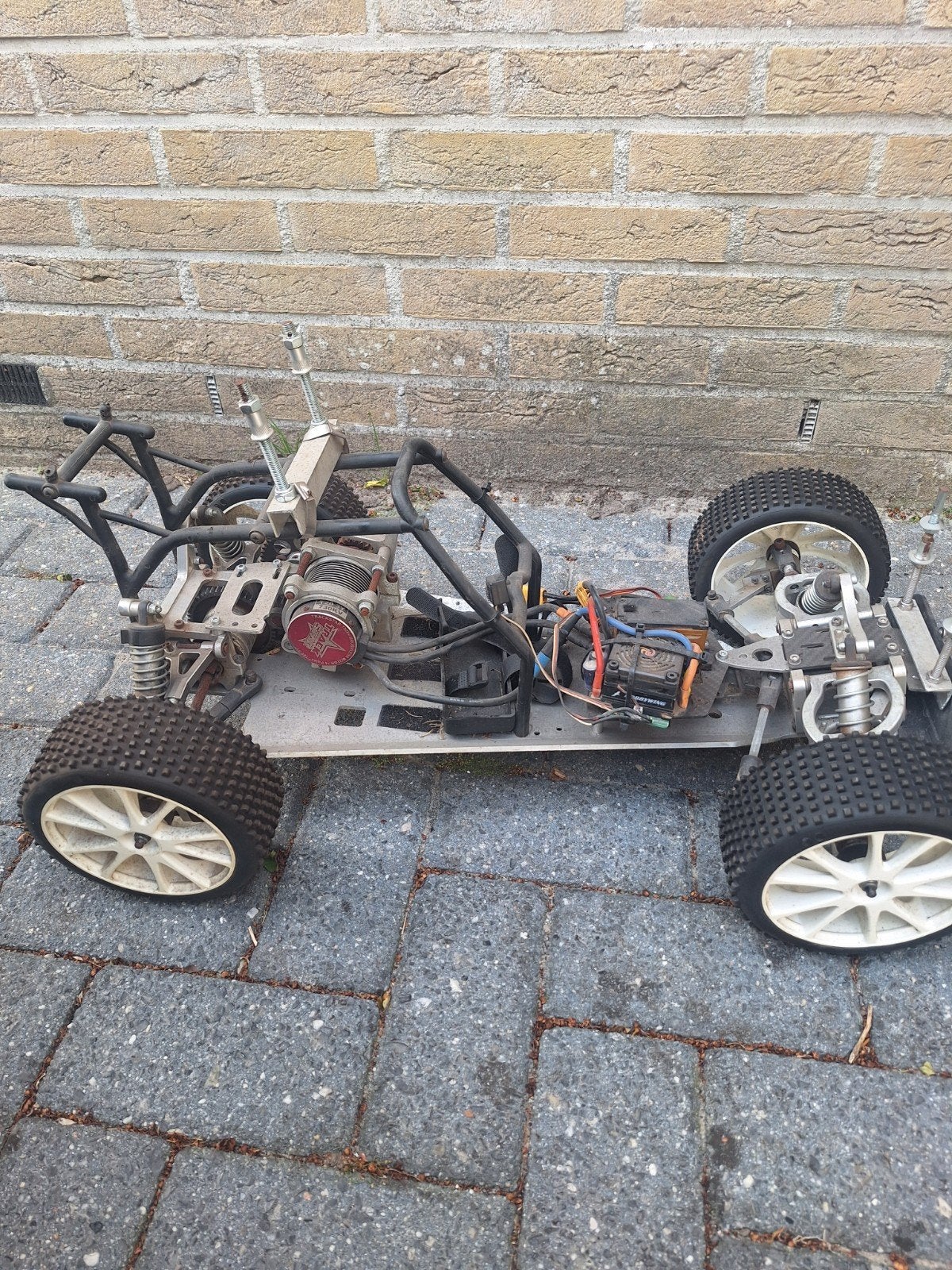 FG Marder Elektro RC Auto - Veel Aluminium Onderdelen, Gebruikt, Auto, 1:32 tot 1:50, Ophalen